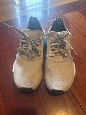 Adidas NMD Men's Athletic Sneakers - Cream/Blue